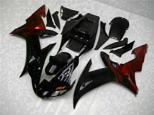 Best 2002-2003 Black Yamaha YZF R1 Motorcycle Fairings Canada