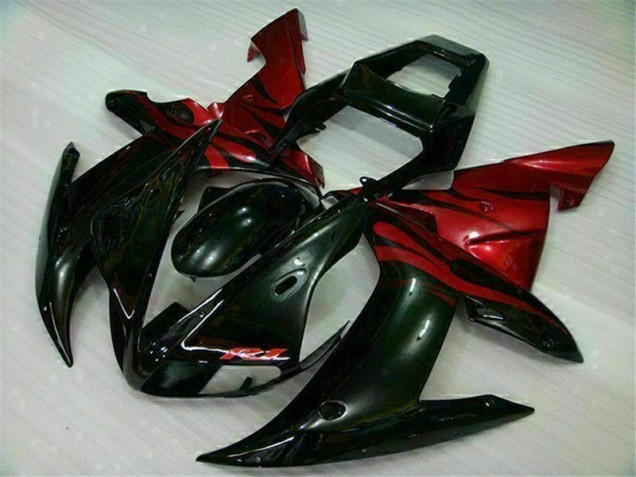 Best 2002-2003 Black Red Yamaha YZF R1 Bike Fairing Canada