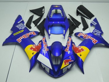 Best 2002-2003 Yamaha YZF R1 Motorcycle Fairings MF2191 - Red Bull Canada