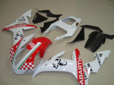 Best 2002-2003 Red White Flag Yamaha YZF R1 Bike Fairings Canada