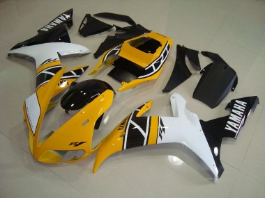 Best 2002-2003 Yellow Anniversary Yamaha YZF R1 Replacement Motorcycle Fairings Canada
