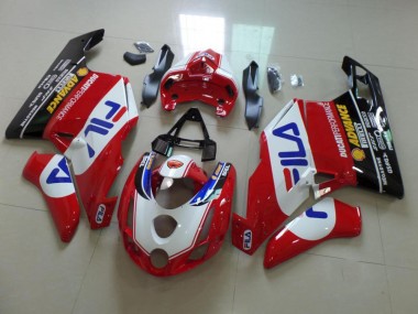 Best 2003-2004 Ducati 749 999 Motorcycle Fairings MF3975 - Red FILA Canada