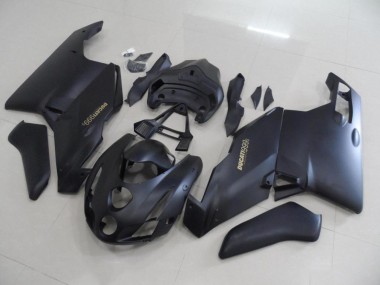Best 2003-2004 Ducati 749 999 Motorcycle Fairings MF3976 - Matte Black Gold Decals Canada