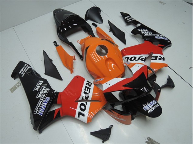 Best 2003-2004 Orange Red Black Repsol Honda CBR600RR Motor Bike Fairings Canada Best 2003-2004 Orange Red Black Repsol Honda CBR600RR Motor Bike Fairings Canada