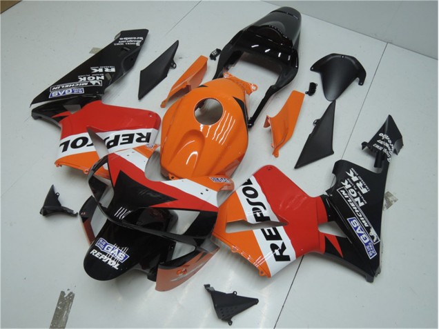 Best 2003-2004 Orange Red Black Repsol Honda CBR600RR Motor Bike Fairings Canada Best 2003-2004 Orange Red Black Repsol Honda CBR600RR Motor Bike Fairings Canada