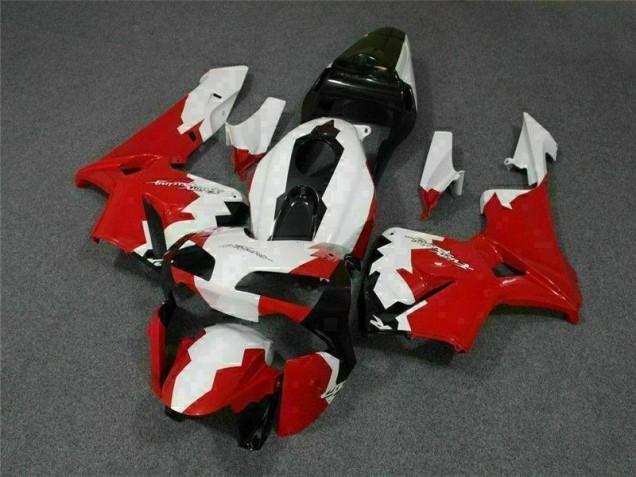 Best 2003-2004 Red White Honda CBR600RR Replacement Motorcycle Fairings Canada Best 2003-2004 Red White Honda CBR600RR Replacement Motorcycle Fairings Canada