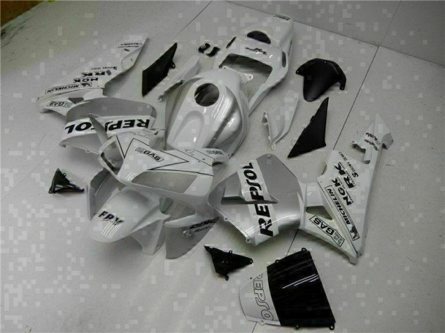 Best 2003-2004 White Repsol CBR600RR Bike Fairing Kit Canada