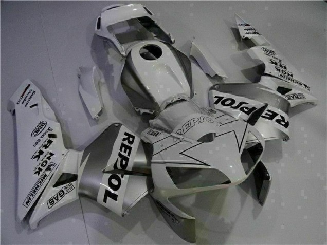 Best 2003-2004 White Repsol Honda CBR600RR Motorcycle Replacement Fairings Canada Best 2003-2004 White Repsol Honda CBR600RR Motorcycle Replacement Fairings Canada