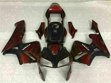 Best 2003-2004 Black Red Honda CBR600RR Replacement Motorcycle Fairings Canada
