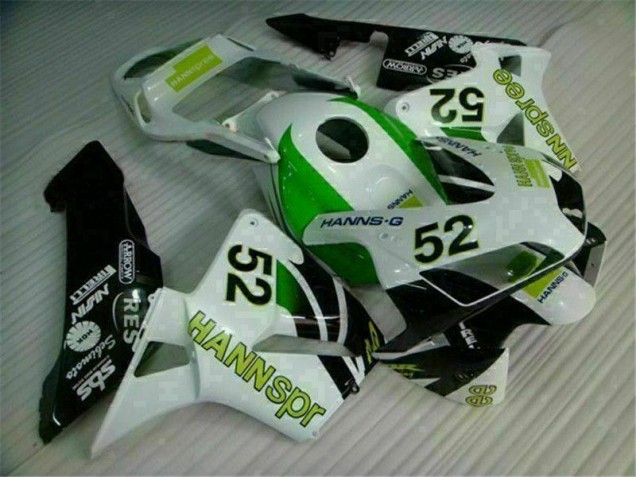 Best 2003-2004 Green White Black Honda CBR600RR Bike Fairing Kit Canada