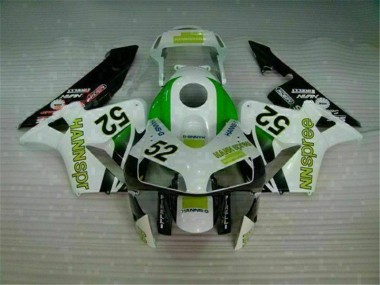 Best 2003-2004 Green White Black Honda CBR600RR Bike Fairing Kit Canada