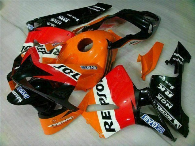 Best 2003-2004 Orange Repsol Honda CBR600RR Motorbike Fairing Kits Canada