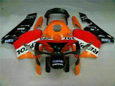 Best 2003-2004 Orange Repsol Honda CBR600RR Motorbike Fairing Kits Canada