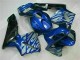 Best 2003-2004 Blue with Silver Flame Honda CBR600RR Motorbike Fairing Canada