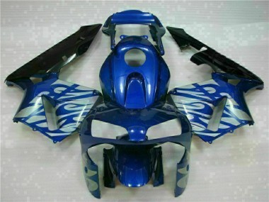 Best 2003-2004 Blue with Silver Flame Honda CBR600RR Motorbike Fairing Canada