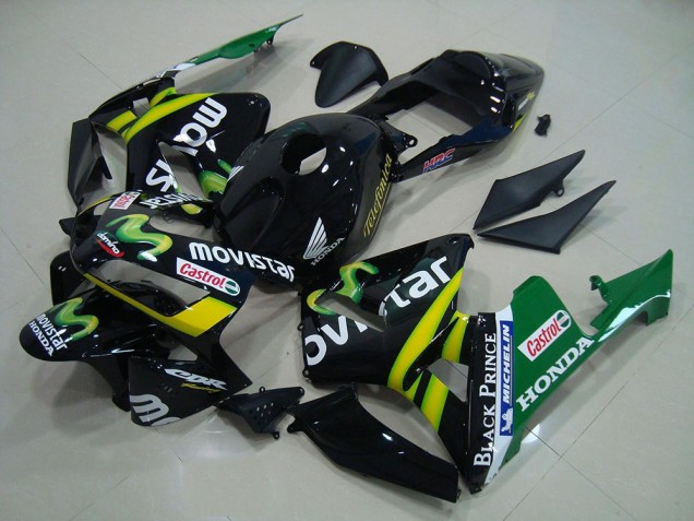 Best 2003-2004 Black Movistar Honda CBR600RR Bike Fairing Canada Best 2003-2004 Black Movistar Honda CBR600RR Bike Fairing Canada