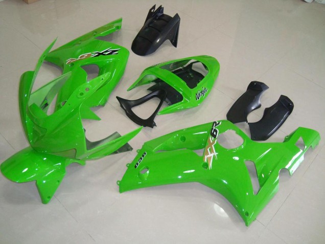 Best 2003-2004 Green Kawasaki ZX6R Bike Fairing Canada Best 2003-2004 Green Kawasaki ZX6R Bike Fairing Canada