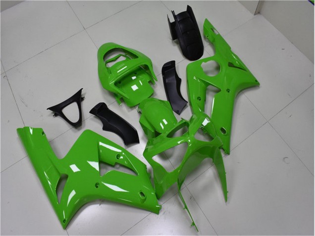 Best 2003-2004 Green Kawasaki ZX6R Replacement Fairings Canada Best 2003-2004 Green Kawasaki ZX6R Replacement Fairings Canada