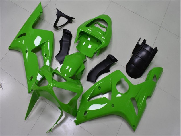 Best 2003-2004 Green Kawasaki ZX6R Replacement Fairings Canada Best 2003-2004 Green Kawasaki ZX6R Replacement Fairings Canada