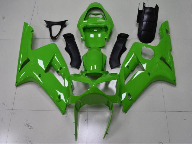 Best 2003-2004 Green Kawasaki ZX6R Replacement Fairings Canada Best 2003-2004 Green Kawasaki ZX6R Replacement Fairings Canada