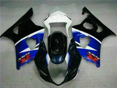 Best 2003-2004 Suzuki GSXR 1000 Motorcycle Fairings MF1747 - Black Blue Canada
