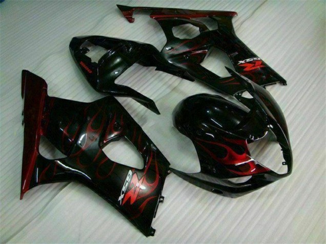 Best 2003-2004 Red Flame Suzuki GSXR 1000 Bike Fairing Kit Canada Best 2003-2004 Red Flame Suzuki GSXR 1000 Bike Fairing Kit Canada