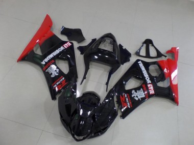 Best 2003-2004 Black and Red Suzuki GSXR 1000 Motorbike Fairing Canada