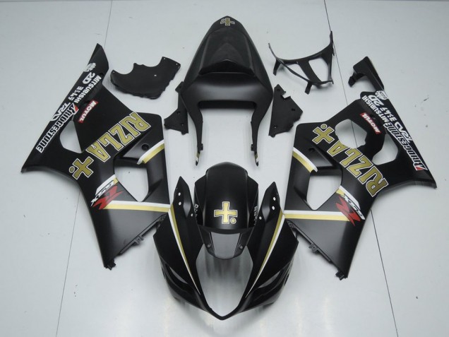 Best 2003-2004 Matte Black Rizla Suzuki GSXR 1000 Motorbike Fairing Canada