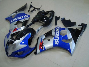 Best 2003-2004 Suzuki GSXR 1000 Motorcycle Fairings MF3479 - Blue Silver Canada