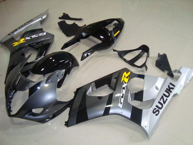 Best 2003-2004 Grey Silver Suzuki GSXR 1000 Motorcycle Fairings Kit Canada