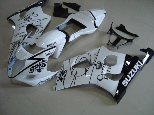 Best 2003-2004 White Corona Suzuki GSXR 1000 Bike Fairings Canada Best 2003-2004 White Corona Suzuki GSXR 1000 Bike Fairings Canada