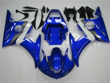 Best 2003-2005 Blue White Yamaha YZF R6 Replacement Fairings Canada
