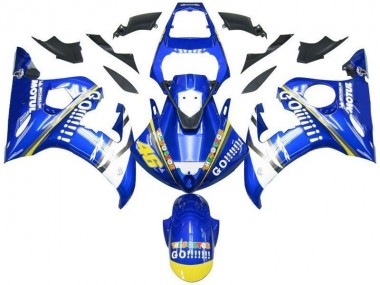 Best 2003-2005 Yamaha YZF R6 Motorcycle Fairings MF2401 - Blue White No. 46 GO!!!!!! Canada