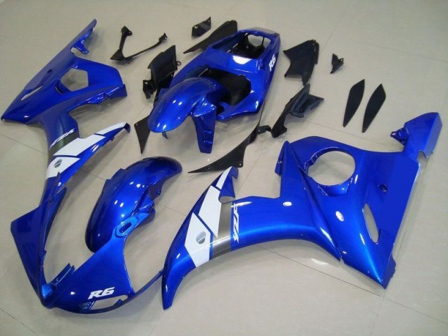 Best 2003-2005 OEM Style Blue Yamaha YZF R6 Bike Fairings Canada