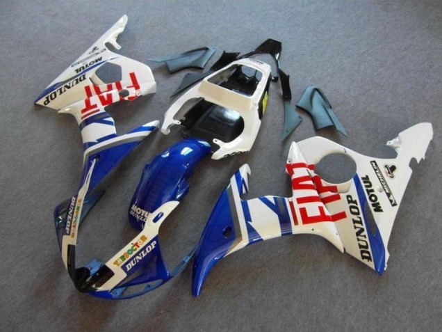 Best 2003-2005 Blue White Fiat Yamaha YZF R6 Motor Bike Fairings Canada