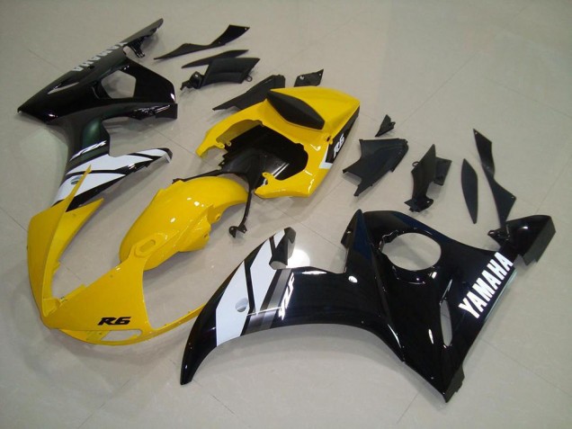 Best 2003-2005 Yellow Black Yamaha YZF R6 Motorbike Fairings Canada Best 2003-2005 Yellow Black Yamaha YZF R6 Motorbike Fairings Canada