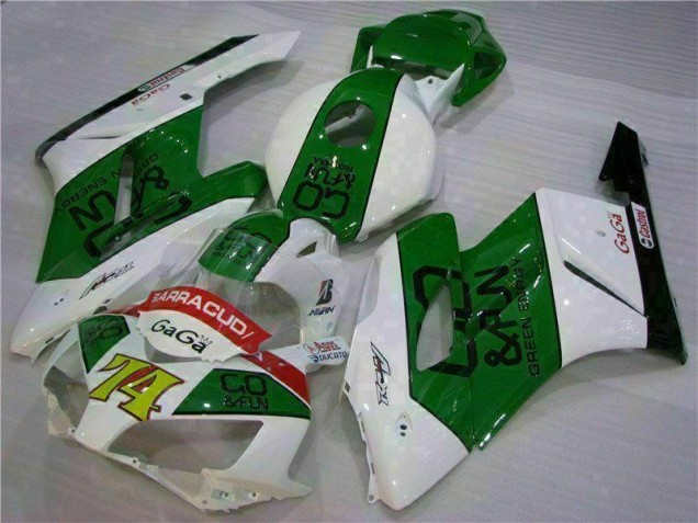 Best 2004-2005 Green White Honda CBR1000RR Motorcycle Fairing Canada
