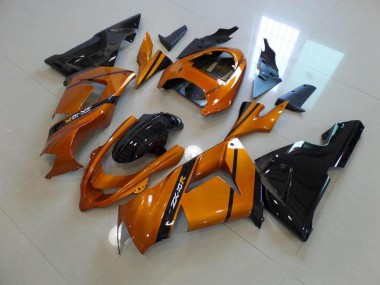 Best 2003-2005 Gold Black Kawasaki ZX10R Bike Fairing Canada