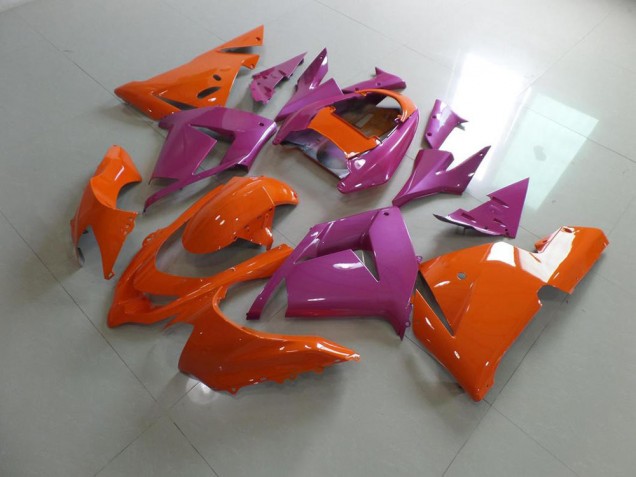 Best 2003-2005 Orange and Pink Kawasaki ZX10R Motorcycle Bodywork Canada Best 2003-2005 Orange and Pink Kawasaki ZX10R Motorcycle Bodywork Canada