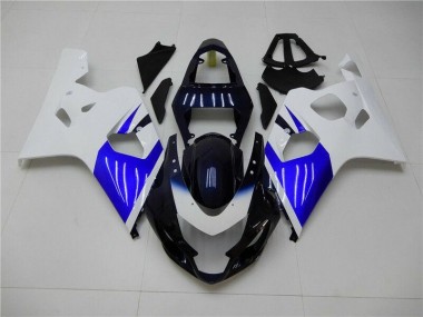 Best 2004-2005 Suzuki GSXR 600/750 Motorcycle Fairings MF0015 - White Blue Canada