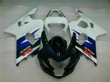 Best 2004-2005 Suzuki GSXR 600/750 Motorcycle Fairings MF1606 - White Black Canada