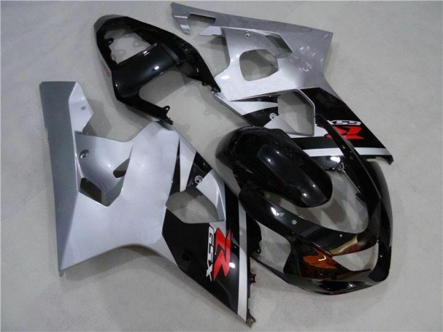 Best 2004-2005 Black Silver Suzuki GSXR 600/750 Motorcycle Fairing Kit Canada Best 2004-2005 Black Silver Suzuki GSXR 600/750 Motorcycle Fairing Kit Canada