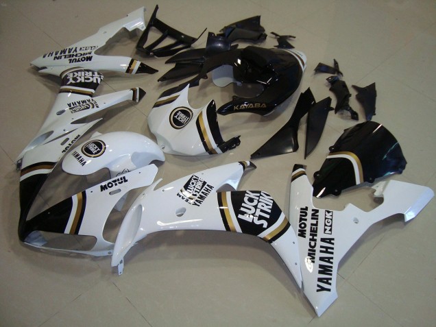 Best 2004-2006 Black Gold White Yamaha YZF R1 Bike Fairing Kit Canada Best 2004-2006 Black Gold White Yamaha YZF R1 Bike Fairing Kit Canada