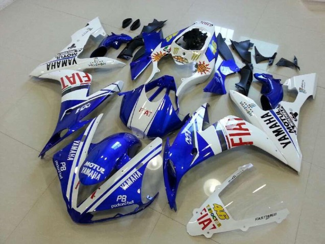 Best 2004-2006 Blue White Red Yamaha YZF R1 Motorcycle Fairings Kits Canada Best 2004-2006 Blue White Red Yamaha YZF R1 Motorcycle Fairings Kits Canada