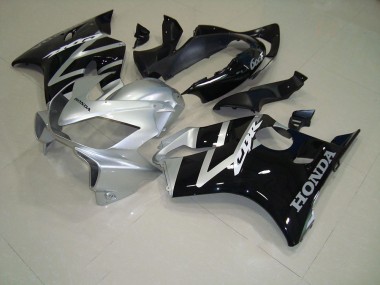 Best 2004-2007 Black Silver Honda CBR600 F4i Motorcycle Fairing Kits Canada