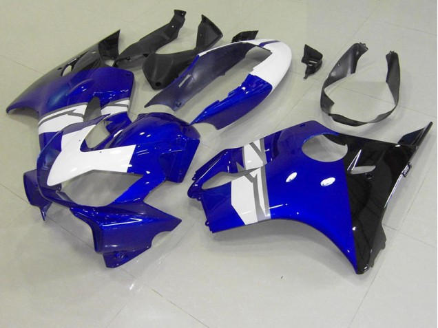 Best 2004-2007 White Blue Black Honda CBR600 F4i Bike Fairing Kit Canada