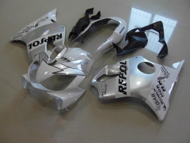 Best 2004-2007 White Repsol Honda CBR600 F4i Motorcylce Fairings Canada