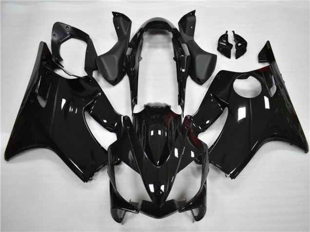 Best 2004-2007 Glossy Black Honda CBR600 F4i Motorcycle Fairing Kits & Bodywork Canada
