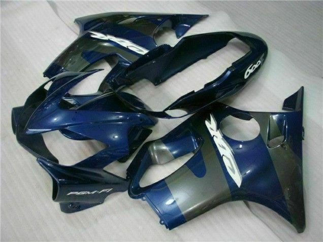 Best 2004-2007 Blue Silver Honda CBR600 F4i Motorcycle Fairings Kit Canada