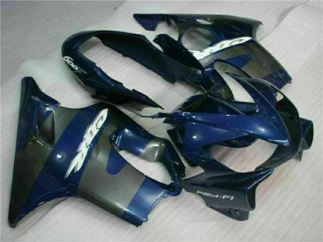 Best 2004-2007 Blue Silver Honda CBR600 F4i Motorcycle Fairings Kit Canada